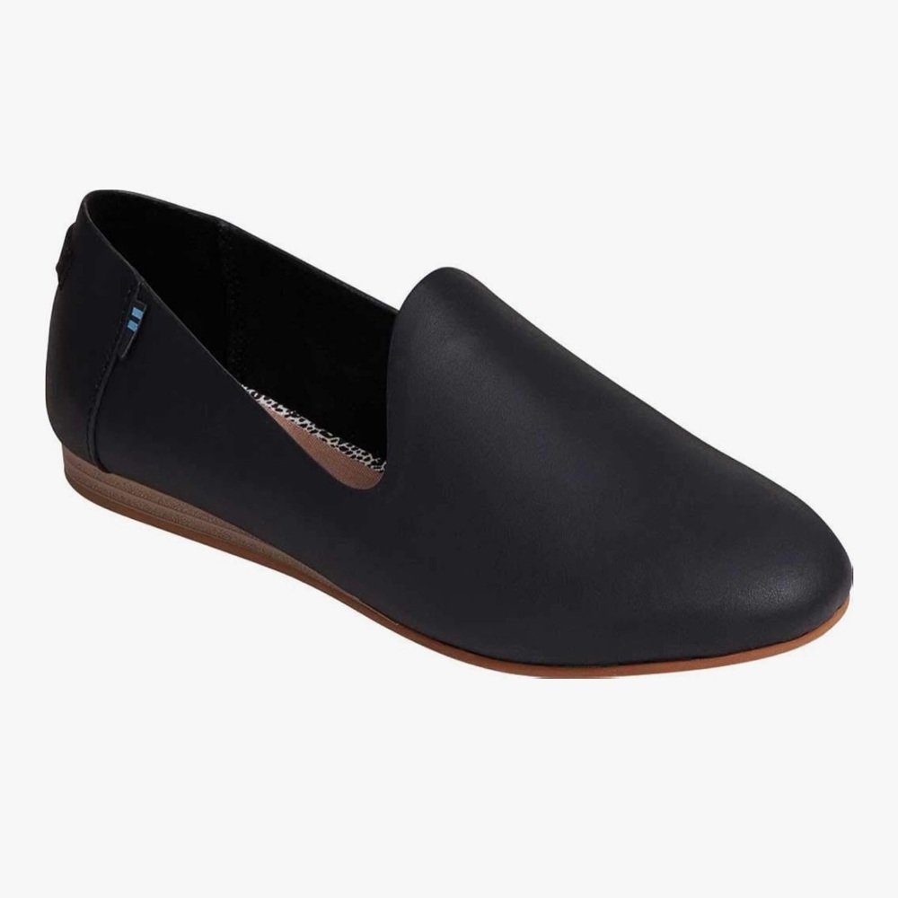Toms Black Women's Darcy Slip-On Loafers